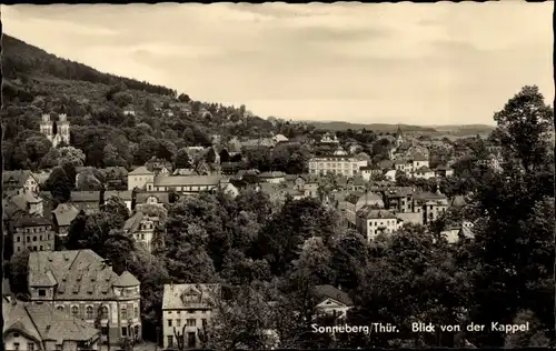 Ak Sonneberg in Thüringen, Blick von der Kappel