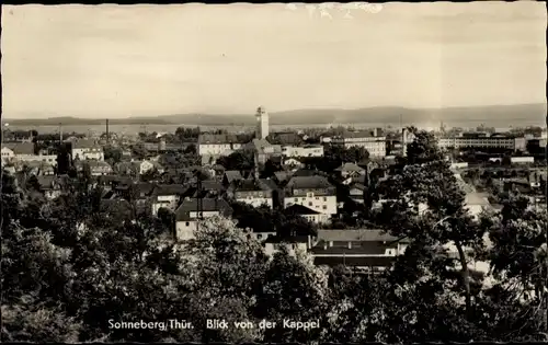 Ak Sonneberg in Thüringen, Blick von der Kappel
