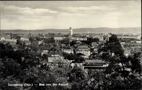 Ak Sonneberg in Thüringen, Blick von der Kappel