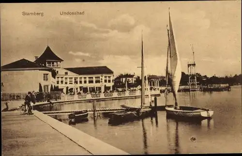 Ak Starnberg am Starnberger See Oberbayern, Undosabad