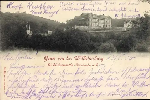 Ak Dresden Cossebaude Niederwartha, Wilhelmsburg