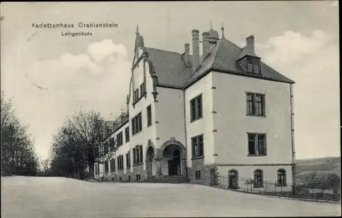 Ak Diez an der Lahn, Kadettenhaus Oranienstein, Lehrgebäude