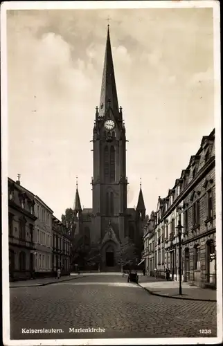 Ak Kaiserslautern in der Pfalz, Marienkirche