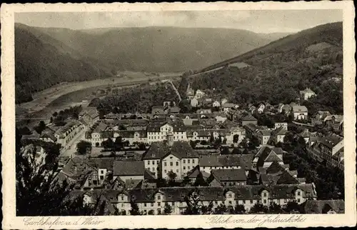 Ak Bad Karlshafen an der Weser, Blick von der Juliushöhe