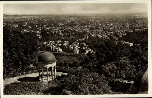 Ak Wiesbaden in Hessen, Nerobergtempel, Panorama