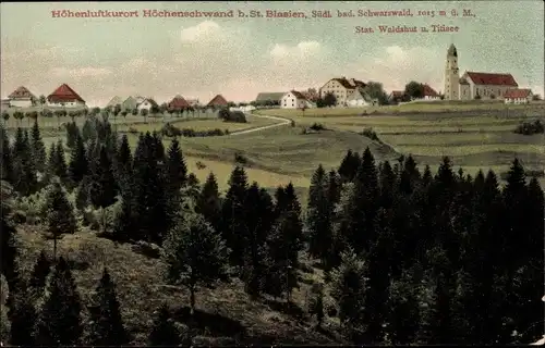 Ak Höchenschwand im Schwarzwald, Gesamtansicht