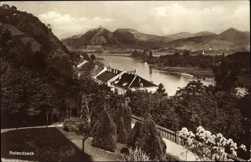 Ak Rolandseck Remagen am Rhein, Panorama, Siebengebirge