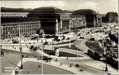 Ak Leipzig in Sachsen, Hauptbahnhof