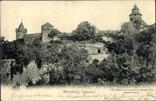 Ak Nürnberg in Mittelfranken, Vestnertor