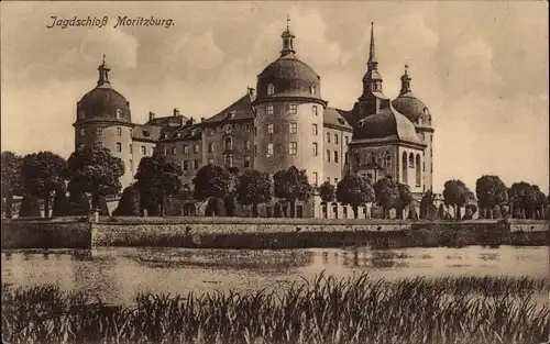 Ak Moritzburg in Sachsen, Jagdschloss