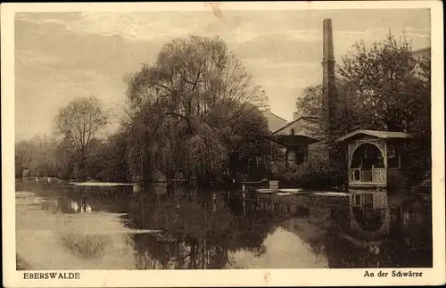 Ak Eberswalde im Kreis Barnim, An der Schwärze
