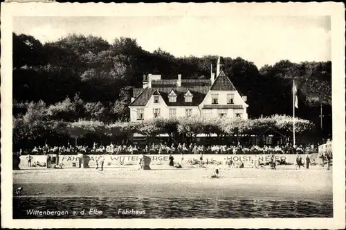 Ak Hamburg Altona Rissen Wittenbergen, Fährhaus