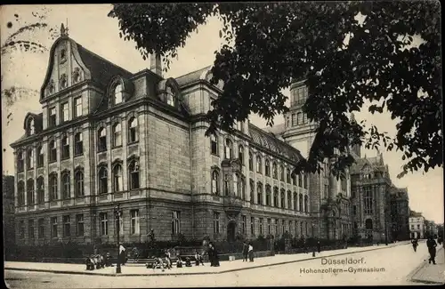 Ak Düsseldorf, Hohenzollern Gymnasium