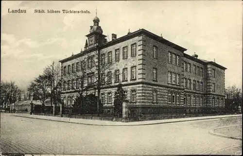 Ak Landau in der Pfalz, Städtische höhere Töchterschule