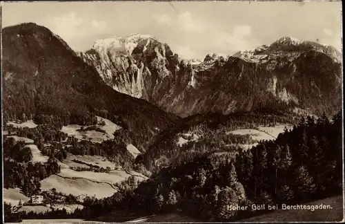 Ak Berchtesgaden in Oberbayern, Hoher Göll