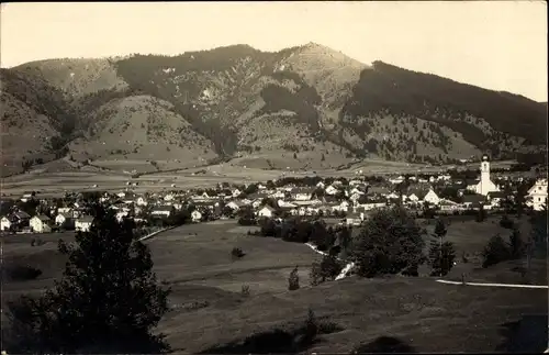 Foto Ak Oberammergau in Oberbayern, Gesamtansicht