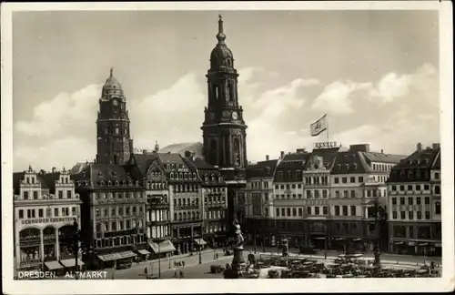 Ak Dresden Altstadt, Altmarkt, Kirche