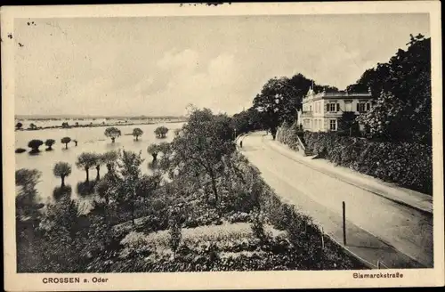 Ak Krosno Odrzańskie Crossen Oder Ostbrandenburg, Bismarckstraße