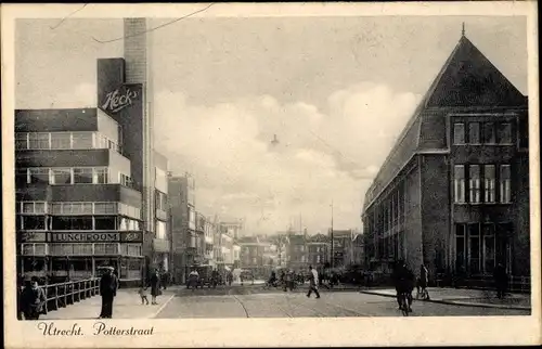 Ak Utrecht Niederlande, Potterstraat