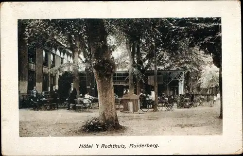 Ak Muiderberg Muiden Nordholland Niederlande, Hotel 't Rechthuis