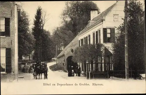 Ak Rhenen Utrecht, Hotel und Dependance de Grebbe