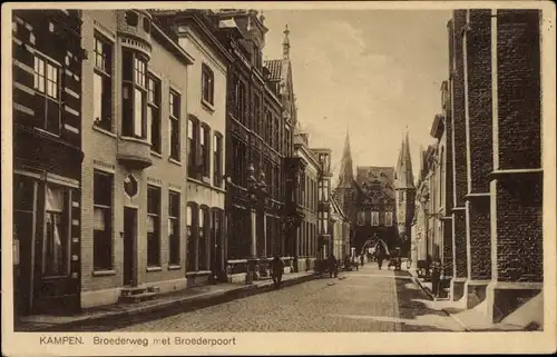 Ak Kampen Overijssel Niederlande, Broederweg, Broederpoort