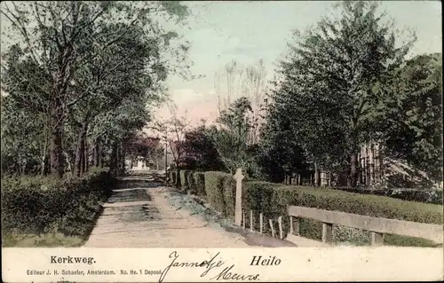 Ak Heilo Heiloo Nordholland Niederlande, Kerkweg