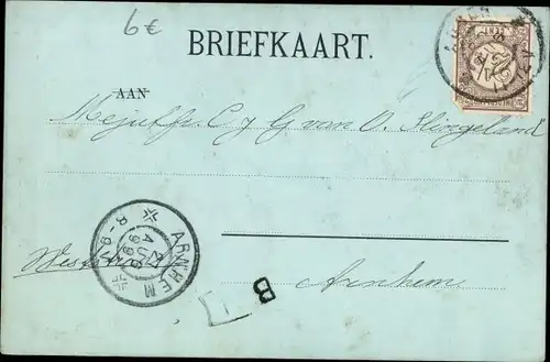 Mondschein Ak Assen Drenthe Niederlande, Beilerweg