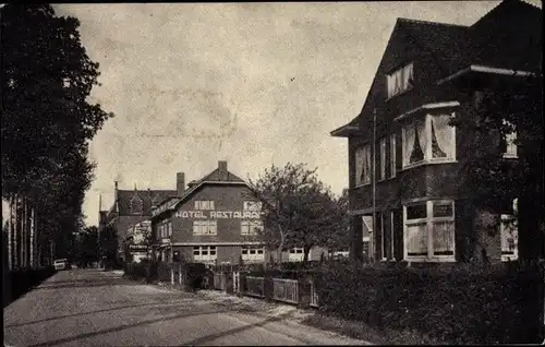 Ak Wittem Limburg Niederlande, Straßenpartie, Hotel-Restaurant