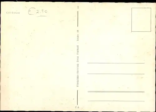 Ak Sänger Cliff Richard, Portrait