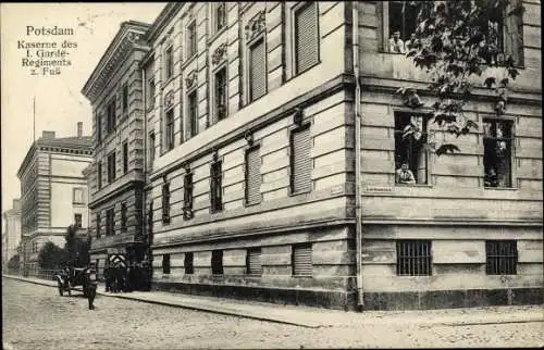 Ak Potsdam in Brandenburg, Kaserne des I. Garderegiments zu Fuß