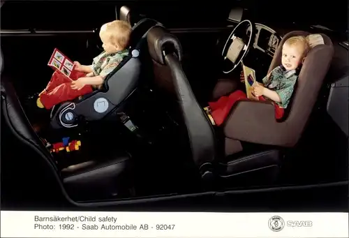 Foto Auto, Saab, Autokindersitze, 1992