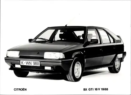 Foto Auto, Citroen BX GTI 16 V, 1988, KFZ Kennz. K WN 988