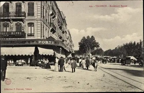 Ak Valence Drôme, Boulevard Bancel