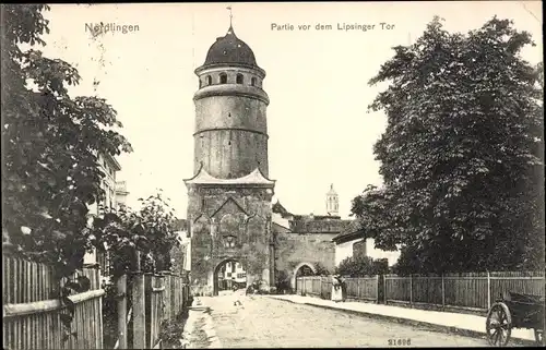 Ak Nördlingen in Schwaben, Lipsinger Tor