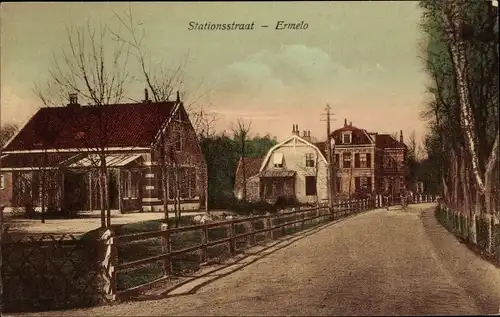 Ak Ermelo Gelderland, Stationsstraat