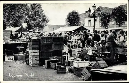 Ak Lochem Gelderland, Markt