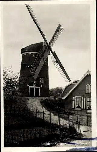 Ak Lienden Buren Gelderland, Korenmolen de Zwaan