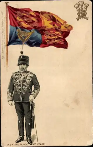 Litho HRH Der Prinz von Wales, Edward VII., Porträt