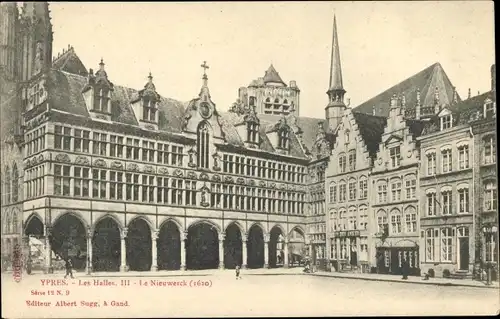 Ak Ypres Ypern Westflandern, Les Halles III, Le Nieuwerck
