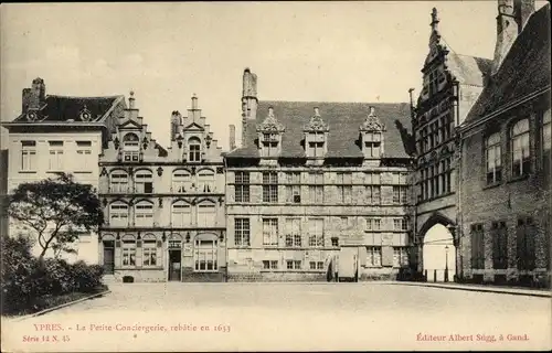 Ak Ypres Ypern Westflandern, La Petite Conciergerie