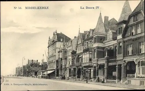 Ak Middelkerke Westflandern, La Digue IV