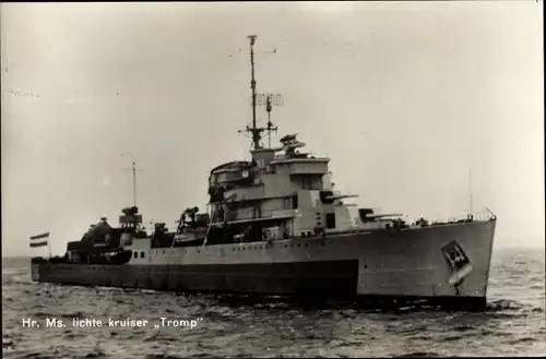 Ak Niederländisches Kriegsschiff, Hr.Ms. Tromp