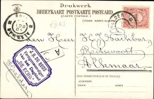 Ak Nieuwediep Nordholland, Hafenpartie, Dampfer