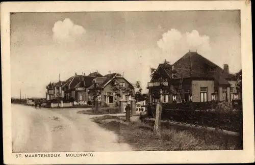 Ak Sint Maartensdijk Zeeland Niederlande, Molenweg