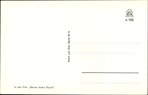 Ak Schauspielerin Sonja Sutter, Portrait, Drei Birken auf der Heide, Autogramm