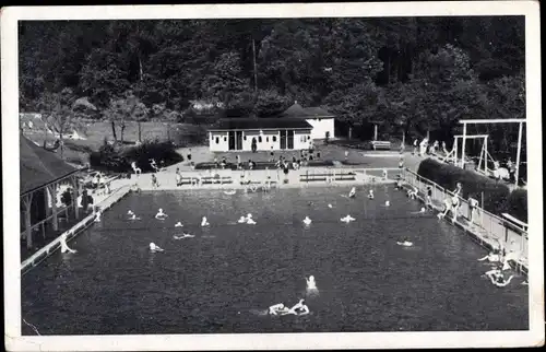 Ak Falkenau Flöha in Sachsen, Freibad