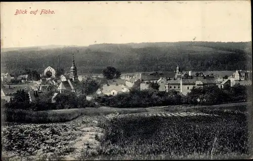 Ak Flöha in Sachsen, Gesamtansicht