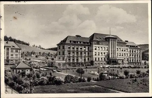 Ak Aue im Erzgebirge Sachsen, Stadtkrankenhaus