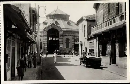 Ak Dakar Senegal, Markt und Rue Dagorne